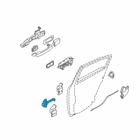 OEM 2008 Nissan Sentra Link Door STOPPER Diagram - 80430-ZT50A