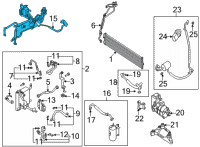 OEM Hyundai Ioniq 5 TUBE ASSY-SUCTION & LIQUID Diagram - 97775-GI540