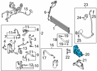 OEM Hyundai Ioniq 5 BODY KIT-COMPRESSOR Diagram - 97729-GI050