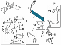 OEM 2022 Hyundai Ioniq 5 CONDENSER ASSY-COOLER Diagram - 97606-GI000