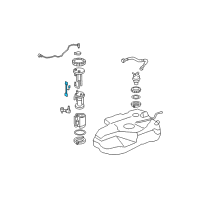 OEM Lexus Harness, Fuel Pump Diagram - 77785-48011