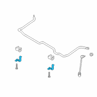 OEM 2004 Kia Rio Plate-Stabilizer Diagram - 54816FD000