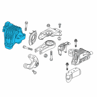 OEM 2017 Chrysler 200 ISOLATOR-Engine Mount Diagram - 4877788AF