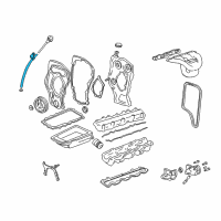 OEM Pontiac Tube-Oil Level Indicator Diagram - 24574160