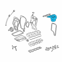 OEM Oldsmobile Alero Manifold Asm-Intake Diagram - 12568321
