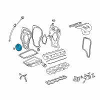 OEM 1990 Chevrolet Beretta Balancer Asm-Crankshaft Diagram - 24575562