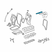 OEM 2000 Pontiac Grand Am Manifold Gasket Diagram - 24573838