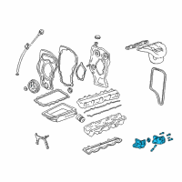 OEM Pontiac Sunfire Pump Kit, Oil Diagram - 88958981