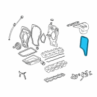 OEM Oldsmobile Timing Chain Diagram - 24574447