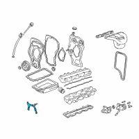 OEM 1997 Oldsmobile Achieva Housing Gasket Set Diagram - 12360464