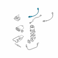 OEM 2006 Chevrolet Aveo Front Oxygen Sensor Diagram - 96418965