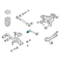 OEM 2012 Hyundai Azera Bush-Rear Assist Arm Diagram - 55253-2S000