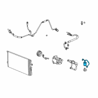 OEM Saturn Vue Drier Diagram - 15837995