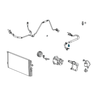 OEM Chevrolet Valve, A/C Compressor Pressure Relief Diagram - 15835930