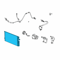 OEM 2005 Saturn Vue Condenser Asm, A/C Diagram - 15897864