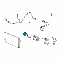 OEM Saturn Clutch Kit, A/C Diagram - 15783642