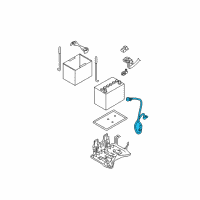 OEM 2005 Nissan Murano Cable Assy-Battery Earth Diagram - 24080-CA000