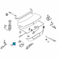 OEM BMW 760Li Catch Key Diagram - 51-24-7-061-935