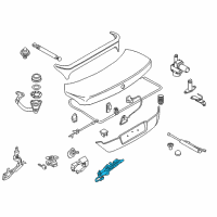 OEM BMW Alpina B7 Trunk Lid Power Lock Diagram - 67-10-7-014-872