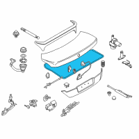 OEM BMW Alpina B7 Trunk Lid Sealing Diagram - 51-71-7-179-970