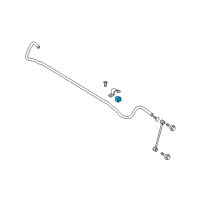 OEM 2005 Chrysler Pacifica BUSHING-STABILIZER Bar Diagram - 4766876AC