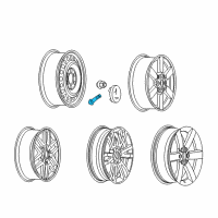 OEM 2011 Chevrolet Impala TPMS Service Kits Diagram - 00274288