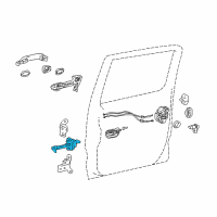 OEM 2005 Toyota Tacoma Check Arm Diagram - 68630-04021