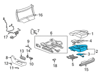 OEM Cadillac Escalade Passenger Discriminating Sensor Diagram - 84940328