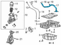 OEM Ram Tube-Oil Pickup Diagram - 68492933AA