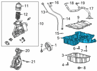 OEM 2022 Ram 1500 Pan-Engine Oil Diagram - 68490044AA