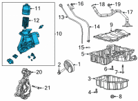 OEM 2022 Ram 1500 Adapter-Engine Oil Filter Diagram - 68511102AA