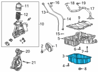 OEM Ram 1500 Pan-Oil Diagram - 68490048AA