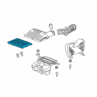 OEM 2009 Saturn Sky Filter Diagram - 15287103