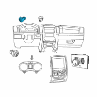 OEM Dodge Module-KEYLESS Ignition Node Diagram - 68299962AC