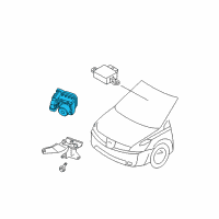 OEM Nissan Quest Abs Anti Lock Brake Pump Diagram - 47660-ZM71A