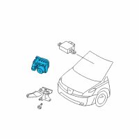 OEM Nissan Quest Quest Abs Anti Lock Brake Pump Diagram - 47660-ZM71A