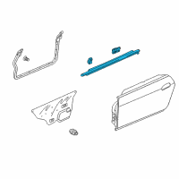 OEM Molding Assy., L. Door Diagram - 72450-S2A-023