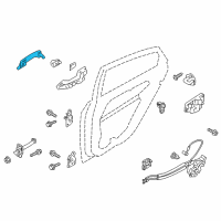 OEM Kia Optima Door Outside Handle Assembly Diagram - 826512T011
