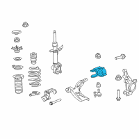 OEM Honda Bracket Complete, Compliance Diagram - 51395-T0A-A01