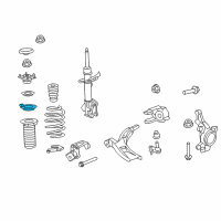 OEM 2011 Honda CR-V Seat, FR. Spring (Upper) Diagram - 51688-SWA-A11