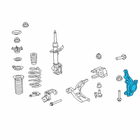 OEM 2016 Honda CR-V Knuckle, Left Front (17 Diagram - 51216-T1X-A10