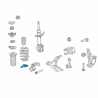 OEM Honda Odyssey Rubber, Left Front Spring Mount (Lower) Diagram - 51694-STK-A02