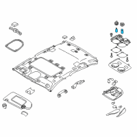 OEM Infiniti Q70L Bulb Diagram - 26447-1PN0A