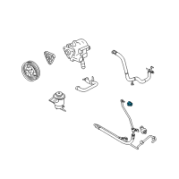 OEM Pressure Tube Connector Diagram - 7C3Z-3F656-A