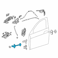 OEM Acura RLX Checker, Right Front Door Diagram - 72340-TY2-A01