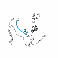 OEM 2004 Infiniti QX56 Hose ASY Pump Diagram - 49710-9FE0A