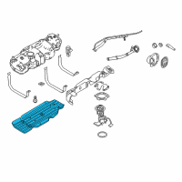 OEM 2010 Ford Expedition Skid Plate Diagram - 7L1Z-9A147-D