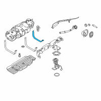 OEM 2016 Lincoln Navigator Support Strap Diagram - 5L1Z-9054-BB