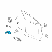 OEM Dodge Ram 3500 Handle-Inside Release Diagram - 1CR96ZJ3AA