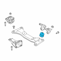 OEM 2017 BMW 330i Transmission Mount Diagram - 22-31-6-796-617